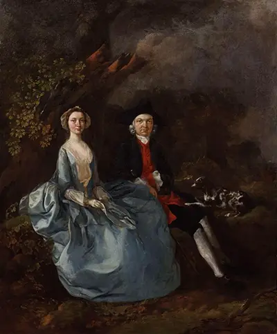 Portrait of Sarah Kirby Née Bull and John Joshua Kirby Thomas Gainsborough